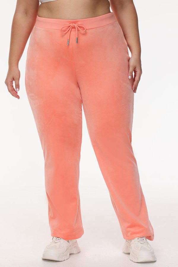Plus-Size OG Big Bling Velour Track Pants - Image 2