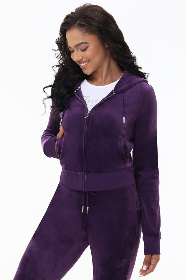 OG Big Bling Velour Hoodie - Image 2