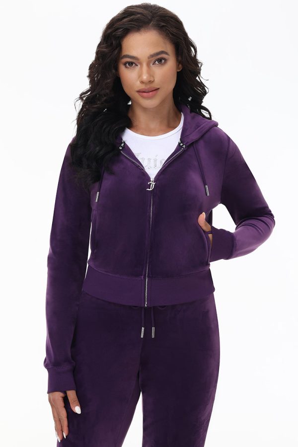 OG Big Bling Velour Hoodie - Image 4