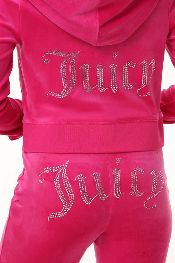 Custom Zodiac OG Big Bling Velour Hoodie - Image 3