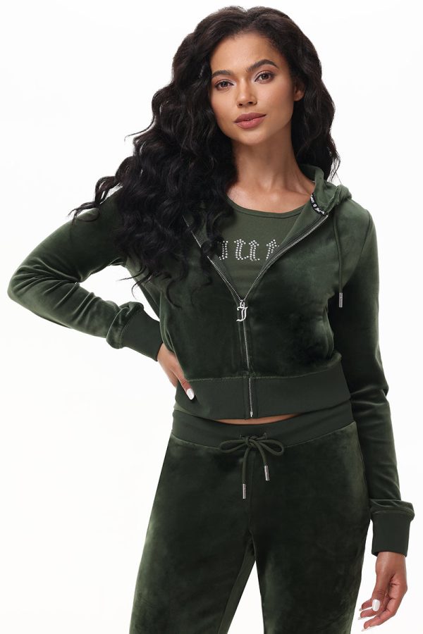 OG Big Bling Velour Hoodie - Image 2