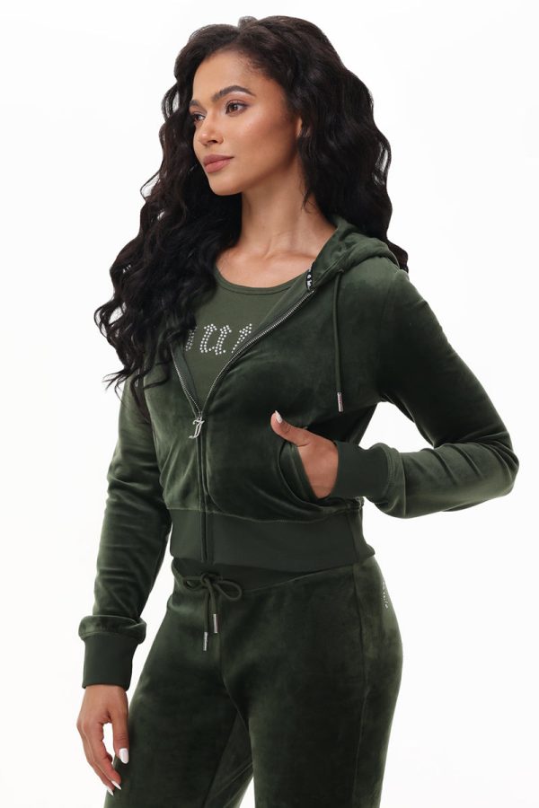 OG Big Bling Velour Hoodie - Image 3