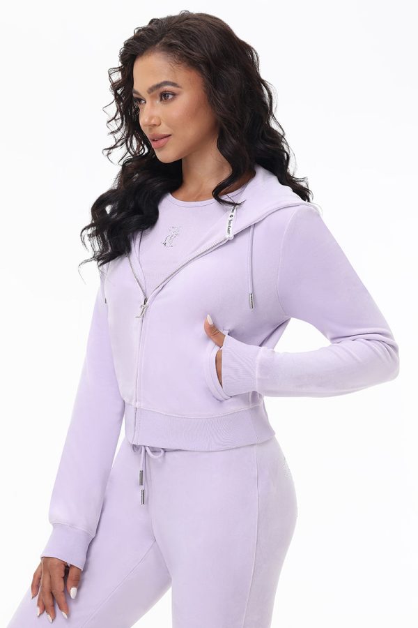 OG Big Bling Velour Hoodie - Image 3
