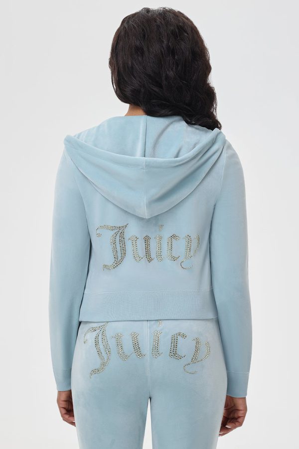 OG Big Bling Velour Hoodie - Image 2