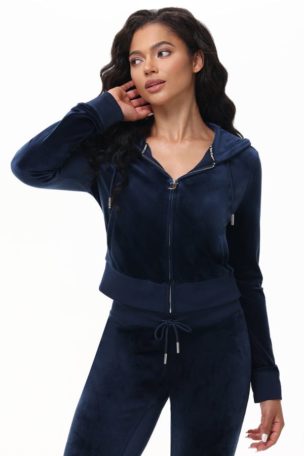 OG Big Bling Velour Hoodie - Image 2