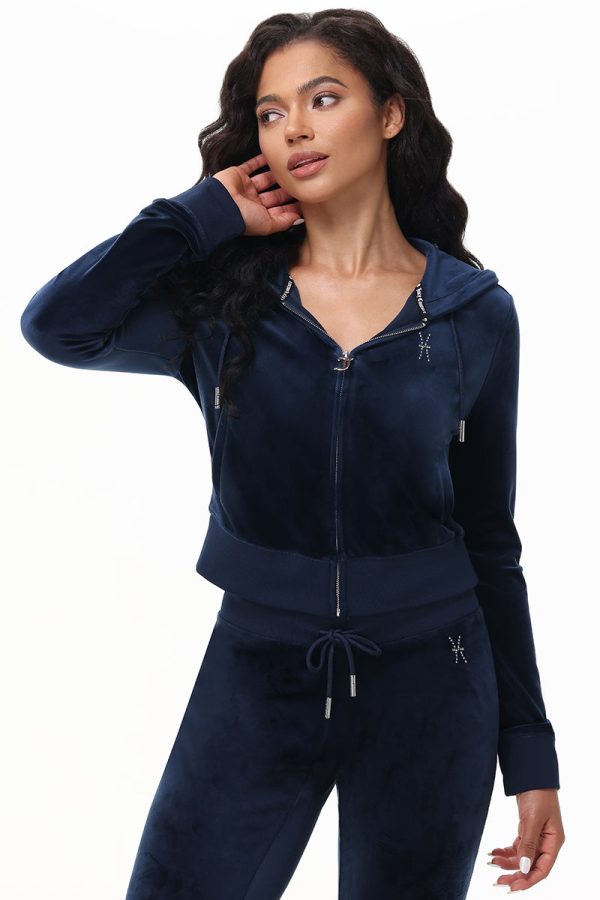 Custom Zodiac OG Big Bling Velour Hoodie - Image 14