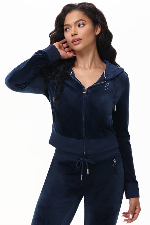 Custom Zodiac OG Big Bling Velour Hoodie - Image 11