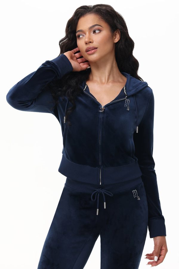 Custom Zodiac OG Big Bling Velour Hoodie - Image 10