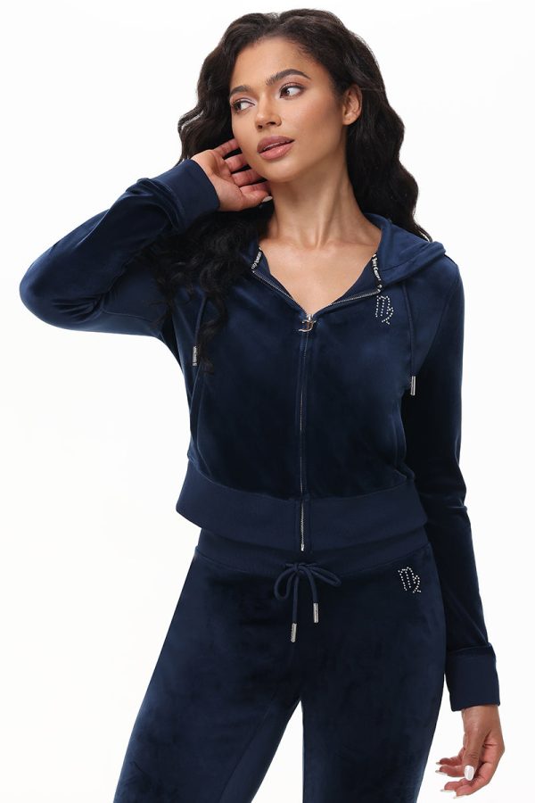 Custom Zodiac OG Big Bling Velour Hoodie - Image 8
