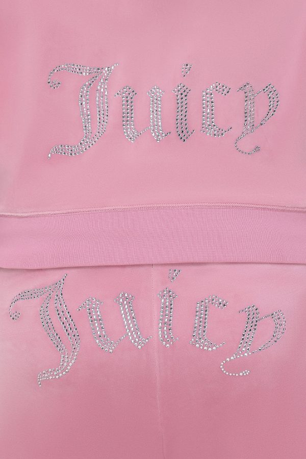 Plus-Size OG Big Bling Velour Hoodie - Image 4