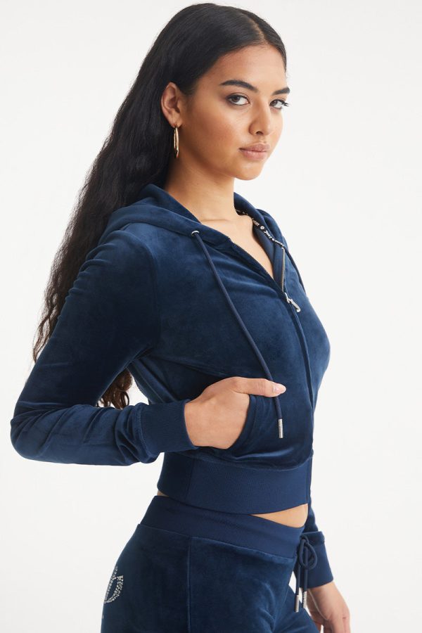 Virgo Customizable Big Bling Velour Hoodie - Image 4