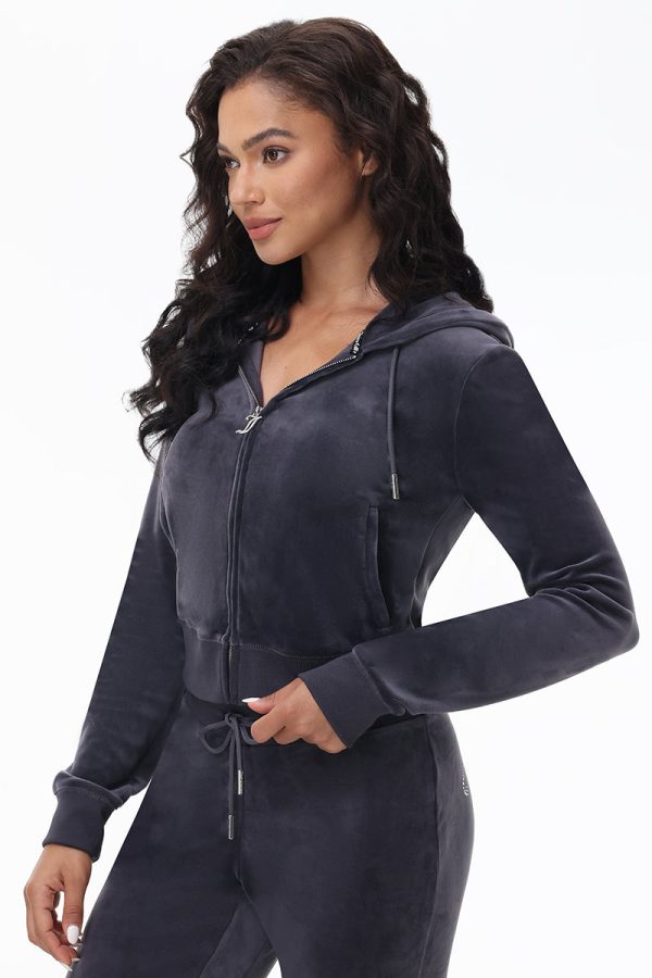 OG Big Bling Velour Hoodie - Image 3