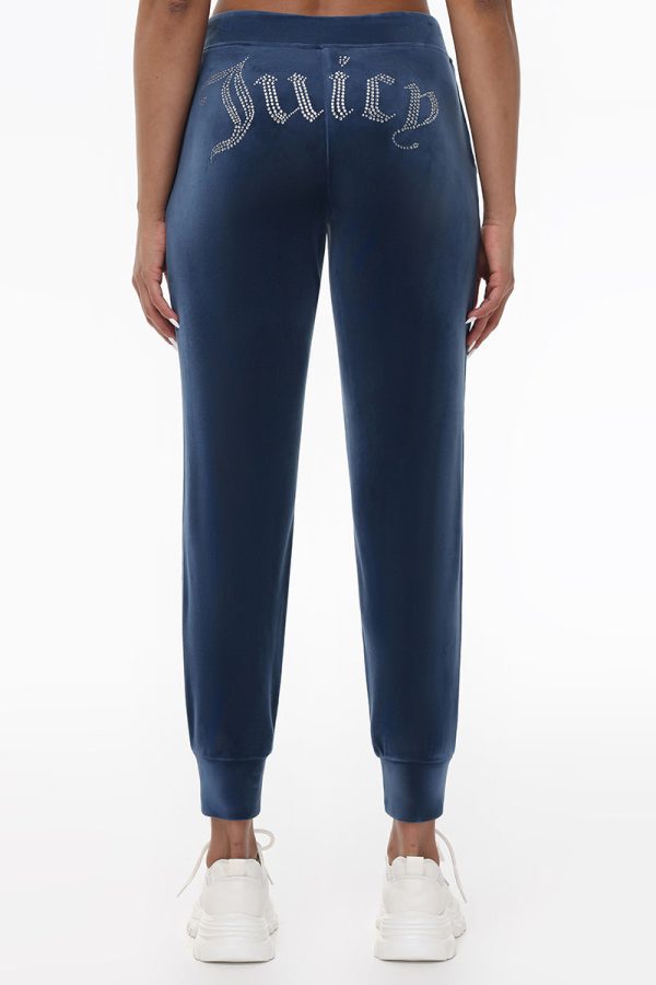 Big Bling Velour Jogger