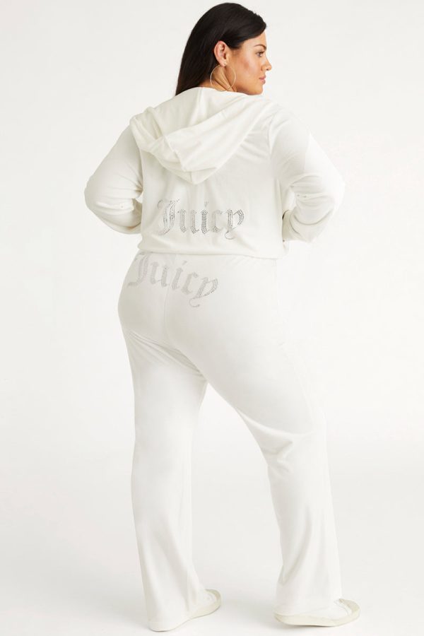 Plus-Size OG Big Bling Velour Track Pants - Image 4