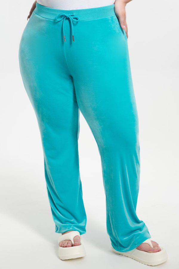 Plus-Size OG Big Bling Velour Track Pants - Image 2