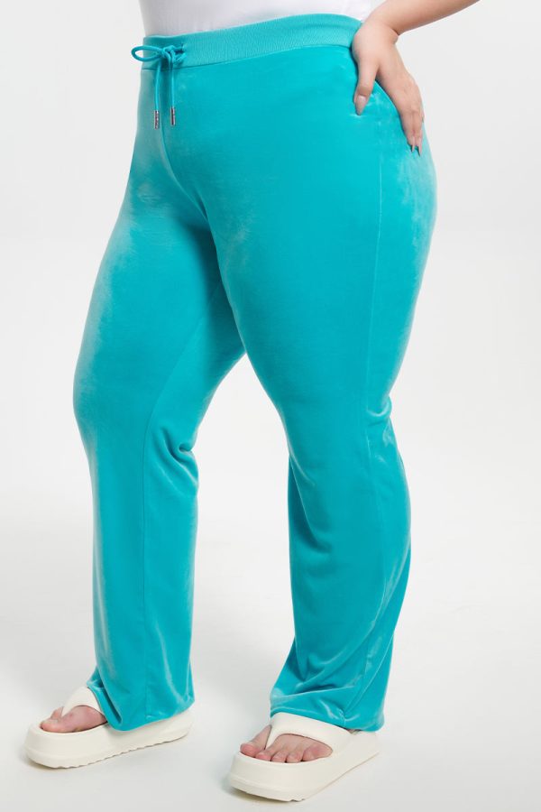 Plus-Size OG Big Bling Velour Track Pants - Image 3