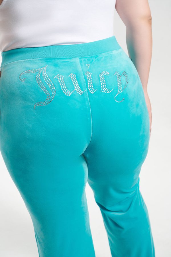 Plus-Size OG Big Bling Velour Track Pants - Image 4