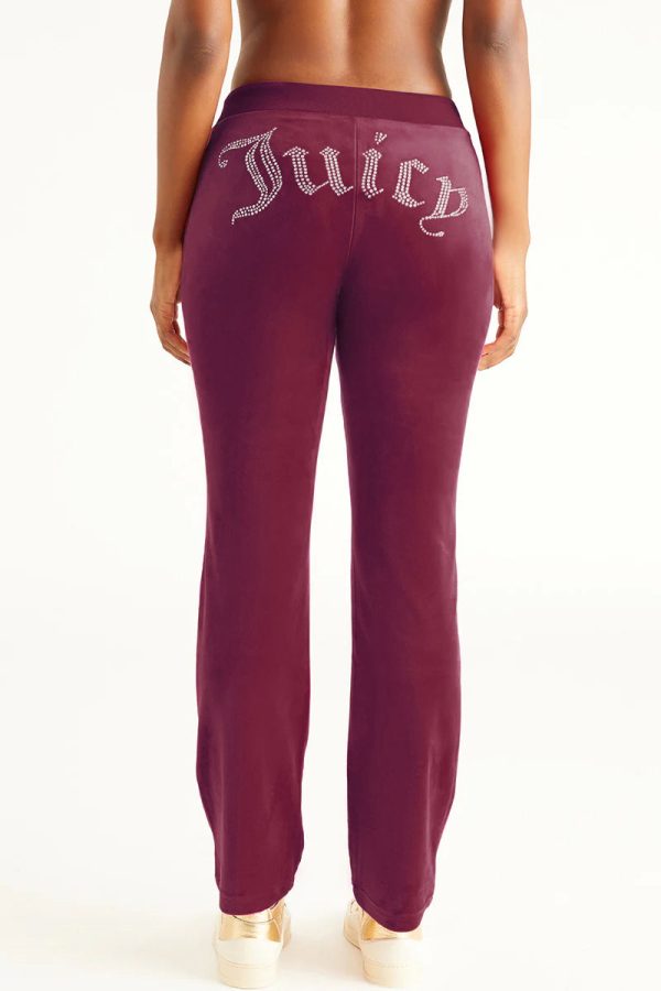 OG Big Bling Velour Track Pants