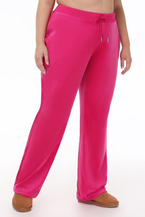 Plus-Size OG Big Bling Velour Track Pants - Image 2