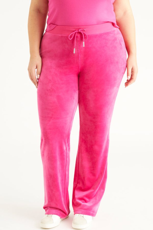 Wifey Customizable Big Bling Velour Track Pants - Image 7
