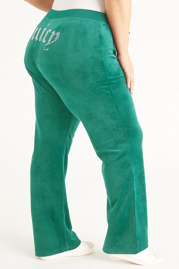 Plus-Size OG Big Bling Velour Track Pants - Image 3