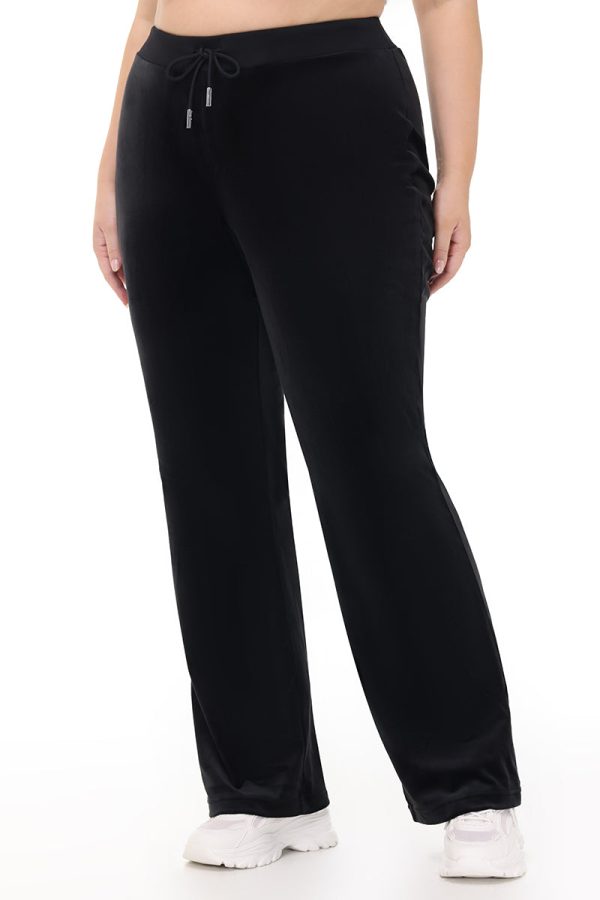 Plus-Size OG Big Bling Velour Track Pants - Image 2