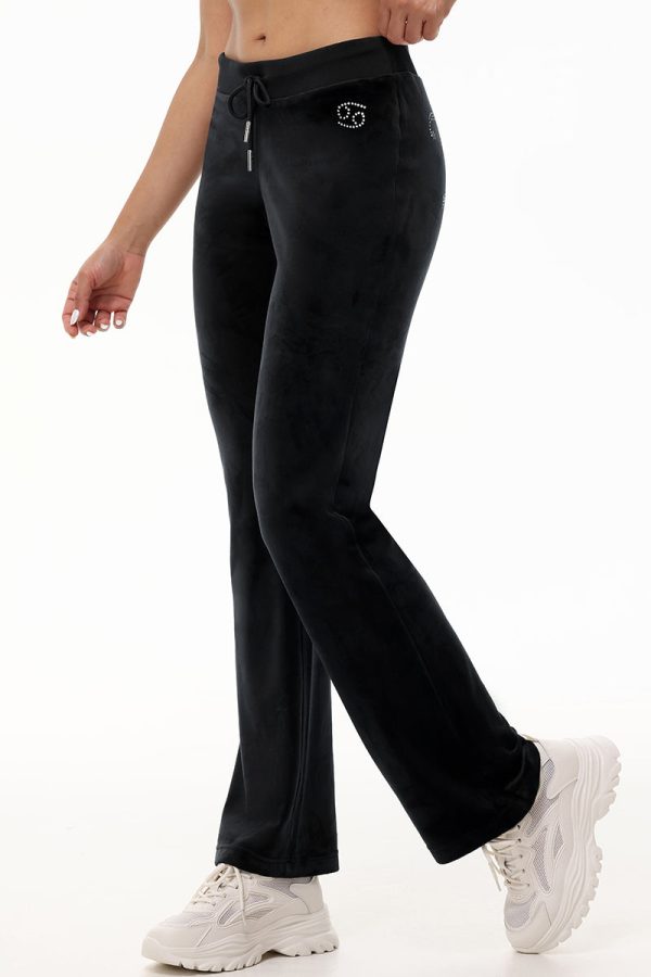 Custom Zodiac OG Big Bling Velour Track Pants - Image 6