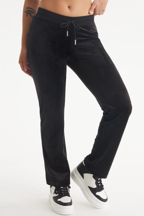 Bride Customizable Big Bling Velour Track Pants - Image 2