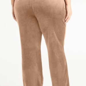 Plus-Size OG Big Bling Velour Track Pants