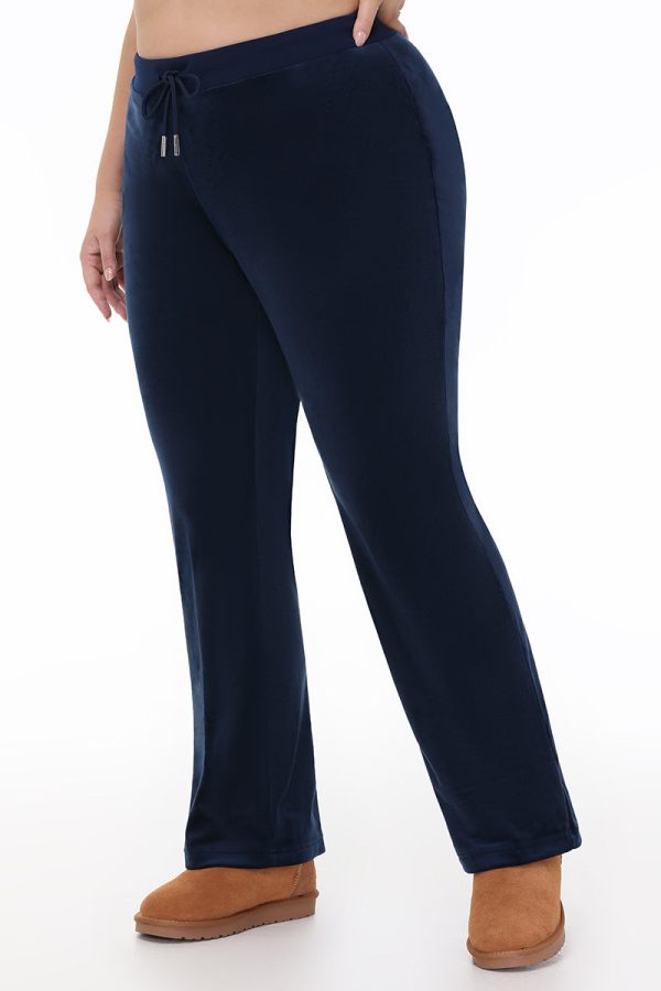Plus-Size OG Big Bling Velour Track Pants - Image 2