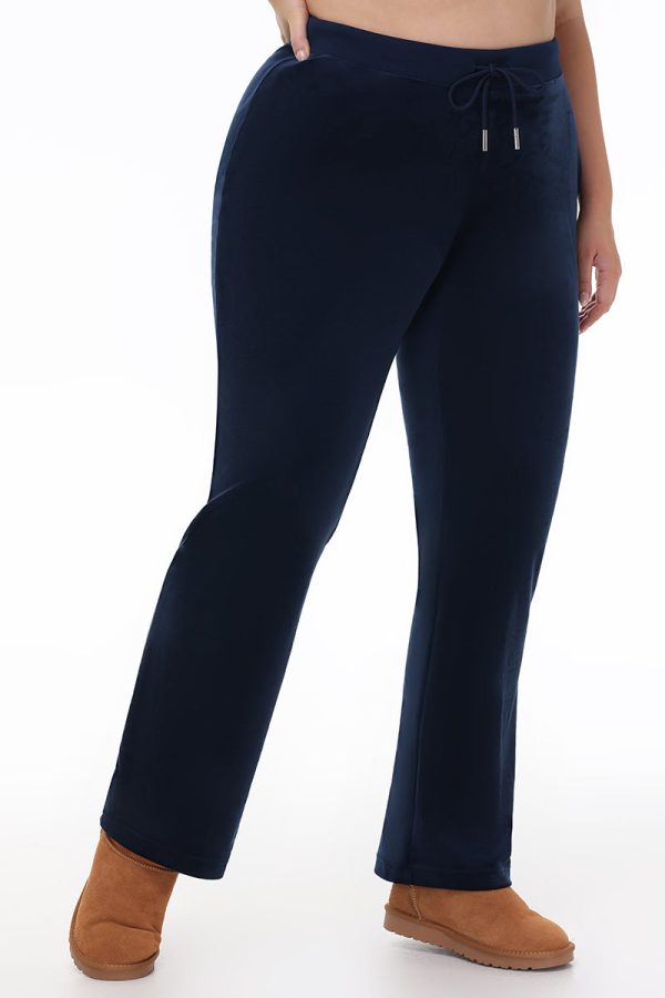 Plus-Size OG Big Bling Velour Track Pants - Image 3