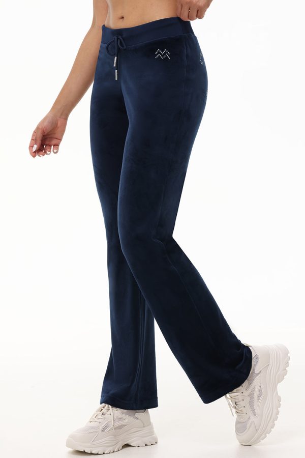 Custom Zodiac OG Big Bling Velour Track Pants - Image 13