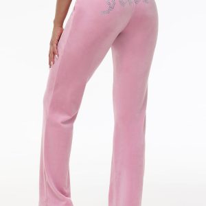 OG Big Bling Velour Track Pants
