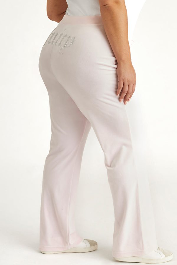 Plus-Size OG Big Bling Velour Track Pants - Image 4