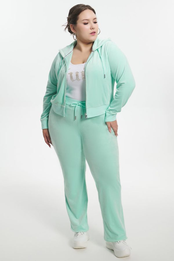Plus-Size OG Big Bling Velour Track Pants - Image 5