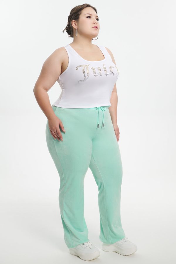 Plus-Size OG Big Bling Velour Track Pants - Image 6