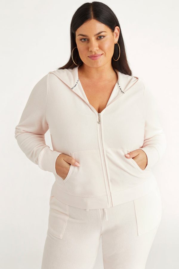 Plus-Size Icons Classic Cotton Velour Hoodie - Image 2