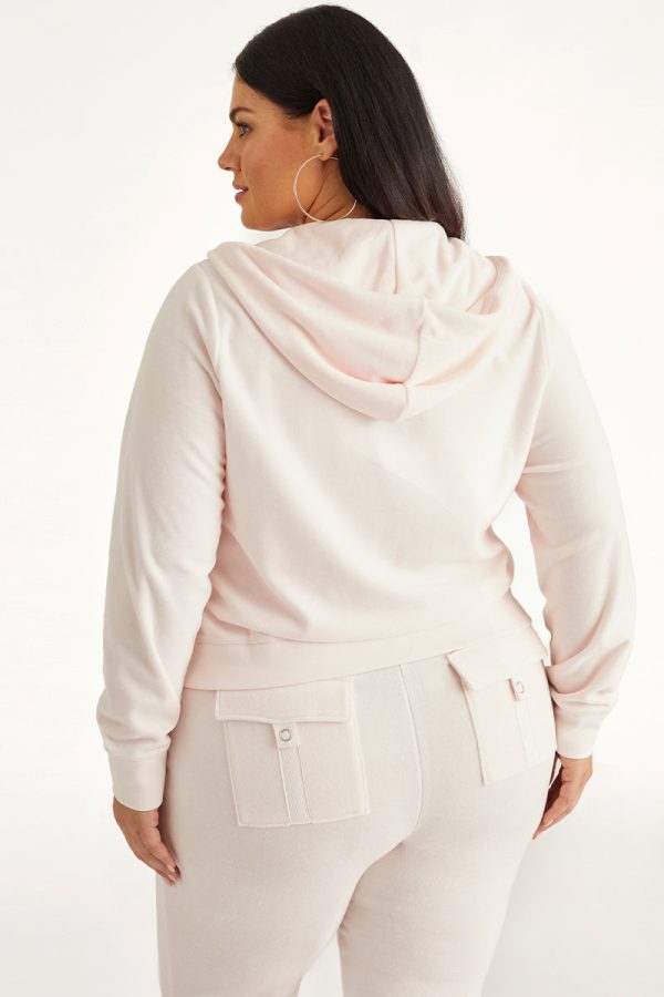Plus-Size Icons Classic Cotton Velour Hoodie - Image 4