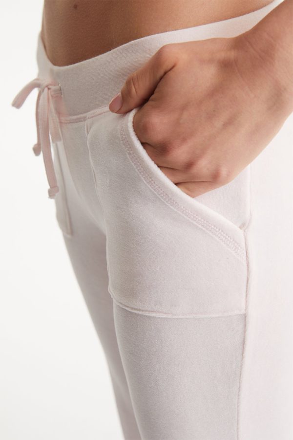 Hollywood Snap Pocket Cotton Velour Track Pants - Image 6