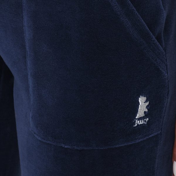 Hollywood Scottie Snap Pocket Cotton Velour Track Pants - Image 4