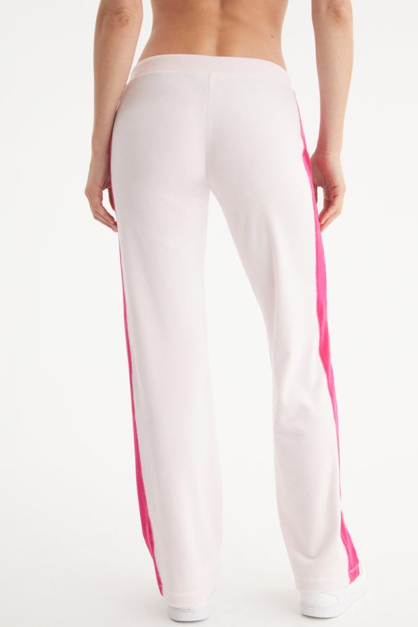 Colorblock Velour Track Pants - Image 3