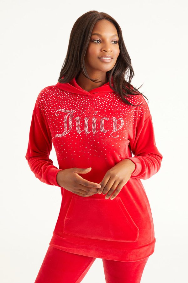 Oversized Big Bling Hoodie with Rhinestones - Image 5