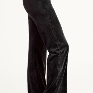 Wide Leg Pants with Side Bling