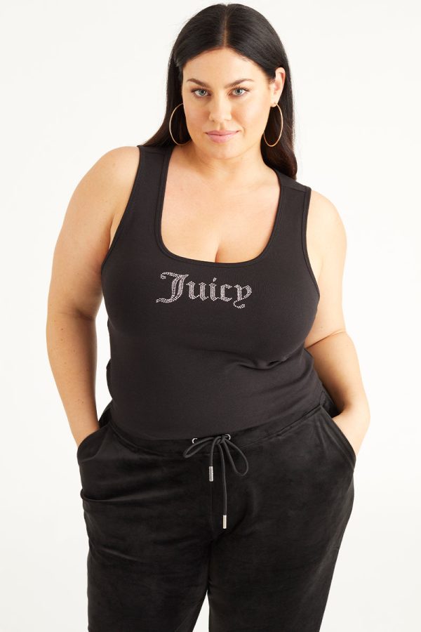 Plus-Size Small Bling Tank Top - Image 2