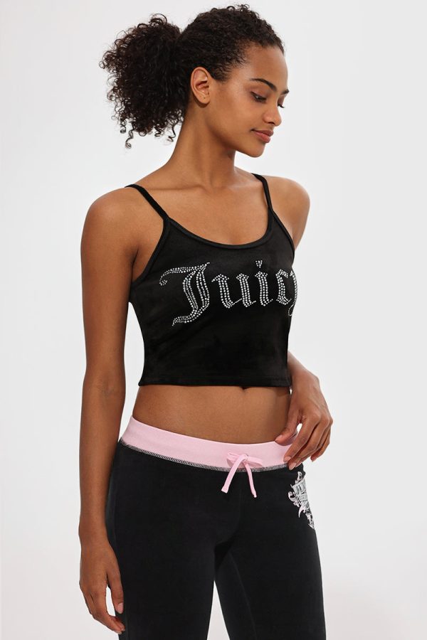 Big Bling Velour Tank Top - Image 3