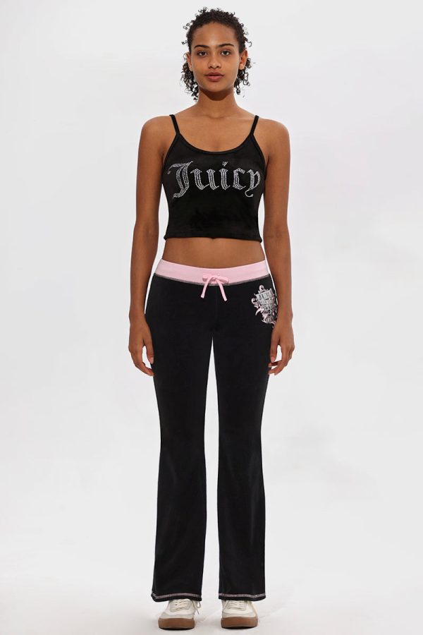 Big Bling Velour Tank Top - Image 5