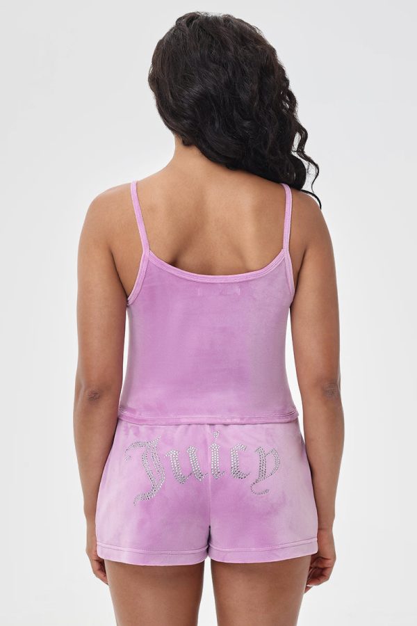 Big Bling Velour Tank Top - Image 2