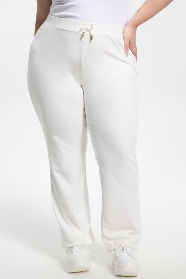 Plus-Size Ombre Big Bling Velour Track Pants - Image 2
