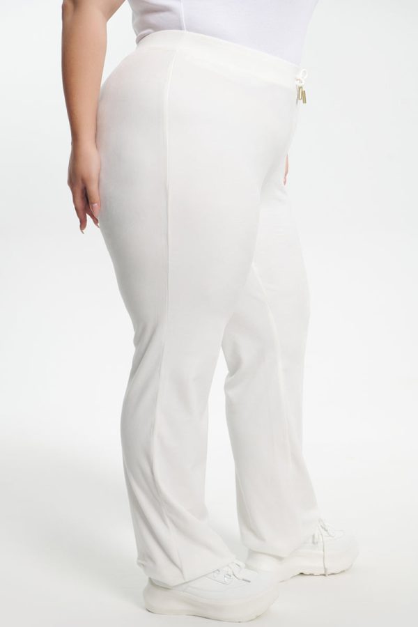 Plus-Size Ombre Big Bling Velour Track Pants - Image 3
