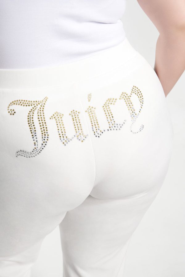 Plus-Size Ombre Big Bling Velour Track Pants - Image 4